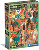 Clementoni - puzzle - 1000 pièces - animaux et illustrations botaniques - puzzle pour adultes