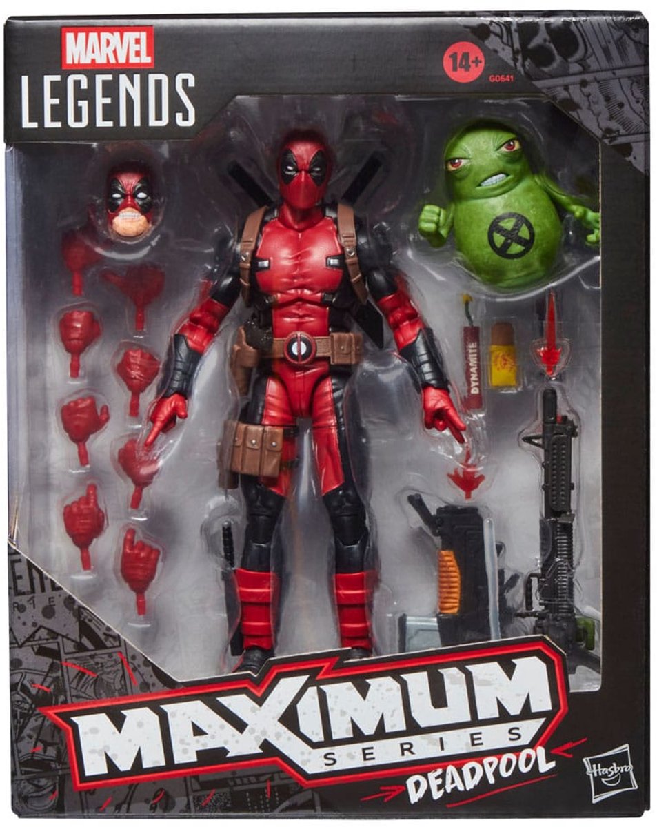 Hasbro Marvel Legends figurine série maximum Deadpool figurine articulée 15 cm