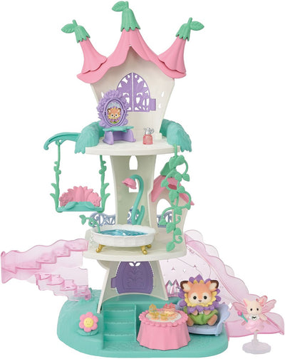 Familles Sylvanian 5858 Château de conte de fées comprenant 2 figurines de jeu