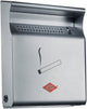 Cendrier mural Wesco | 15 litres | métal - argent | mur de cendrier extérieur - fabriqué en Allemagne