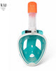 Masque de plongée X10 - lunettes de plongée - tuba - ensemble de tuba - masque complet - adultes - turquoise - l xl