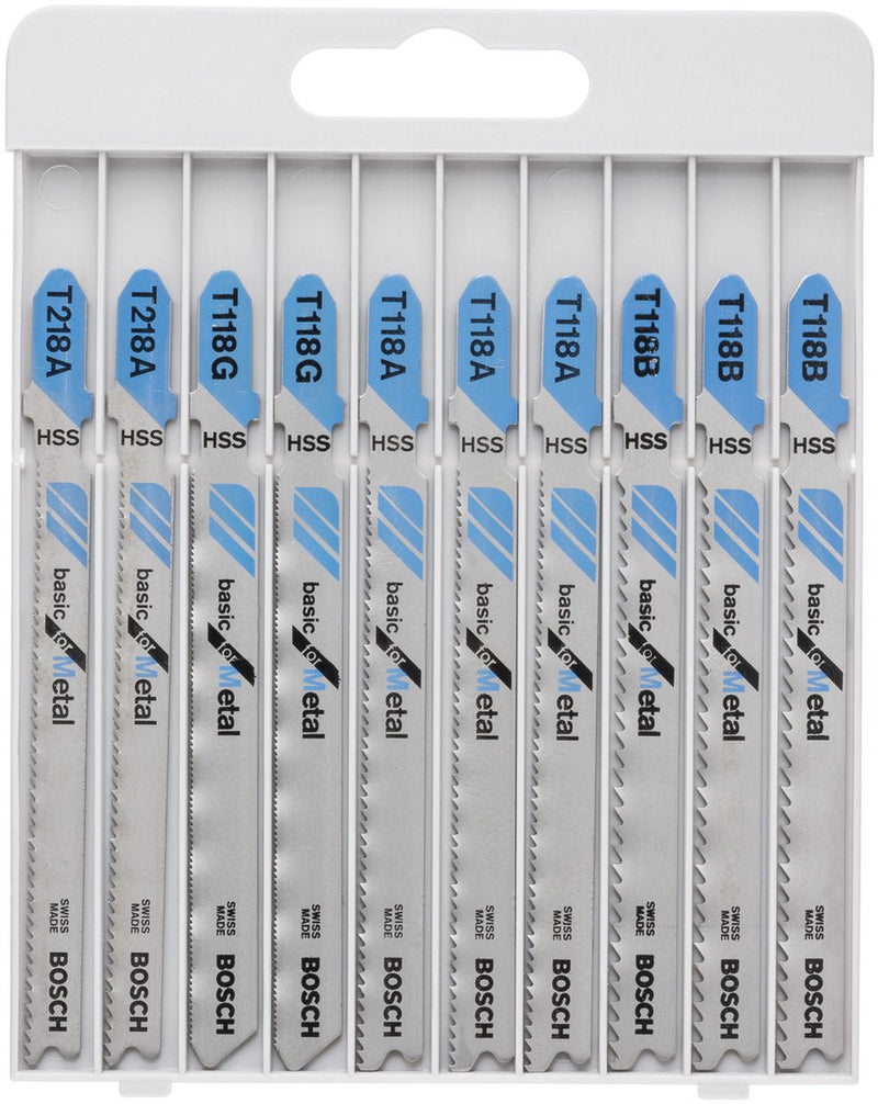 Bosch x-pro line jeu de lames de scie 10 métal