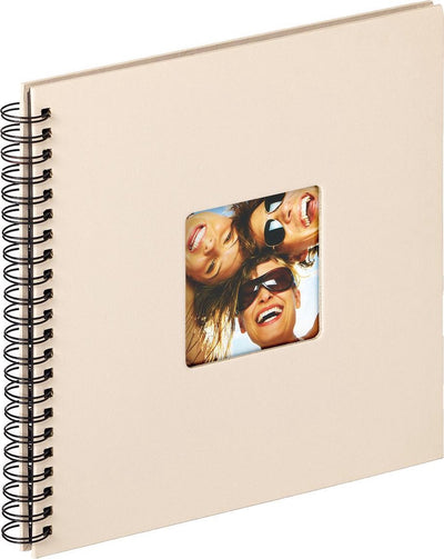 Walther sa-110-c fun - album à spirales - format 30 x 30 cm - marron clair