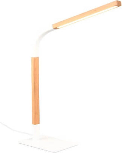 Trio Norris - lampe de table - lampe de bureau - blanc mat - incl. 1x SMD 7W - fonction tactile - interrupteur à cordon