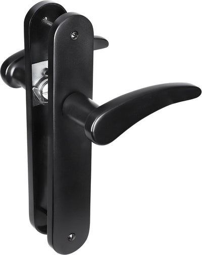 Impresso Philly tabouret avec bouclier ovale vis aveugle aluminium noir