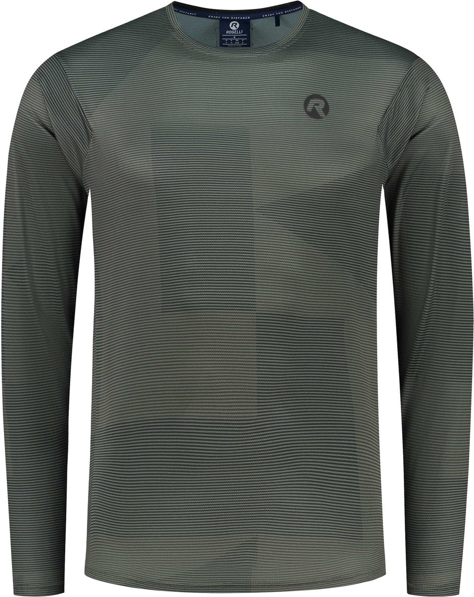 Rogelli advntr core vtt chemise homme - manches longues - vert noir - taille l