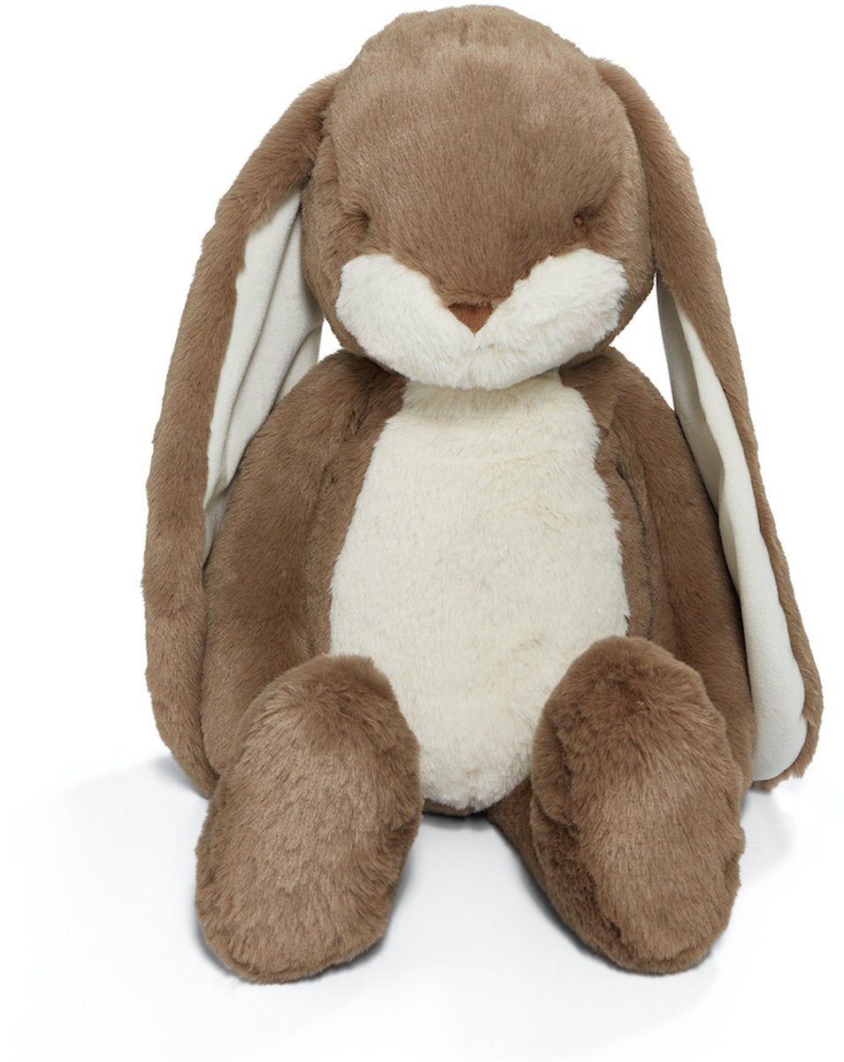 Bunnies by the bay disquette grignoter lapin - peluche - peluche pour enfants - détails brodés - caramel - 52 cm