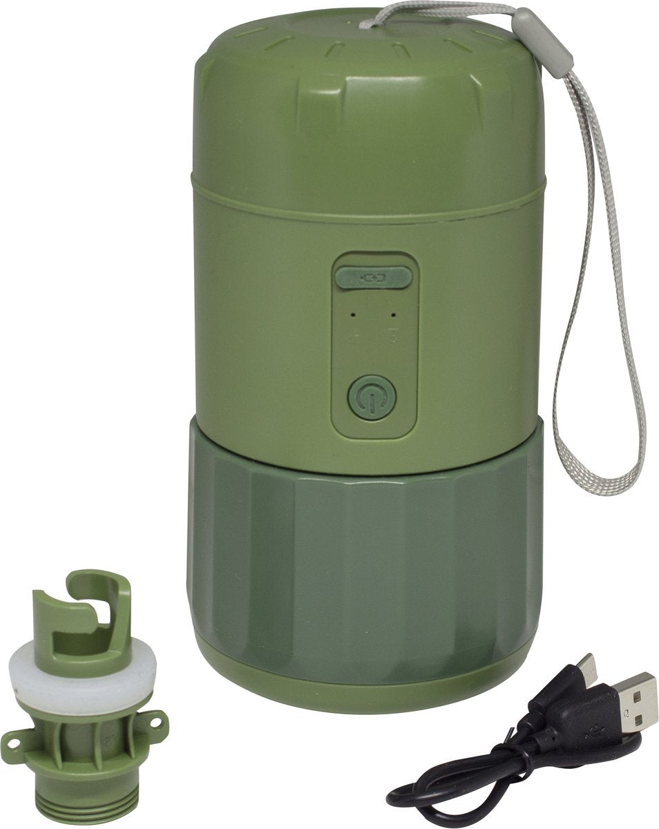 Eurotrail - pompe à compresseur rechargeable - 12psi - vert