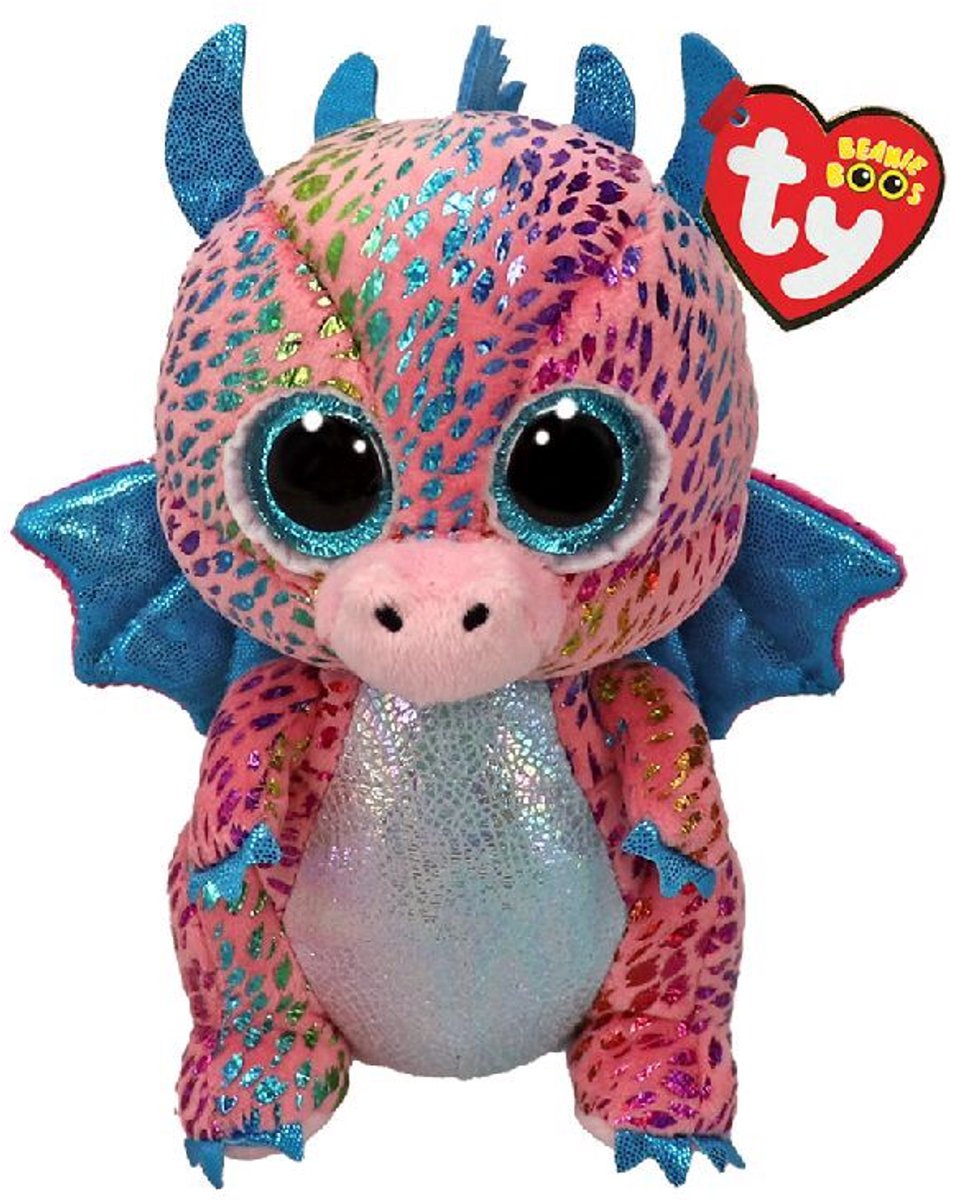 Ty Beanie Boos peluche dragon Flint 15 cm