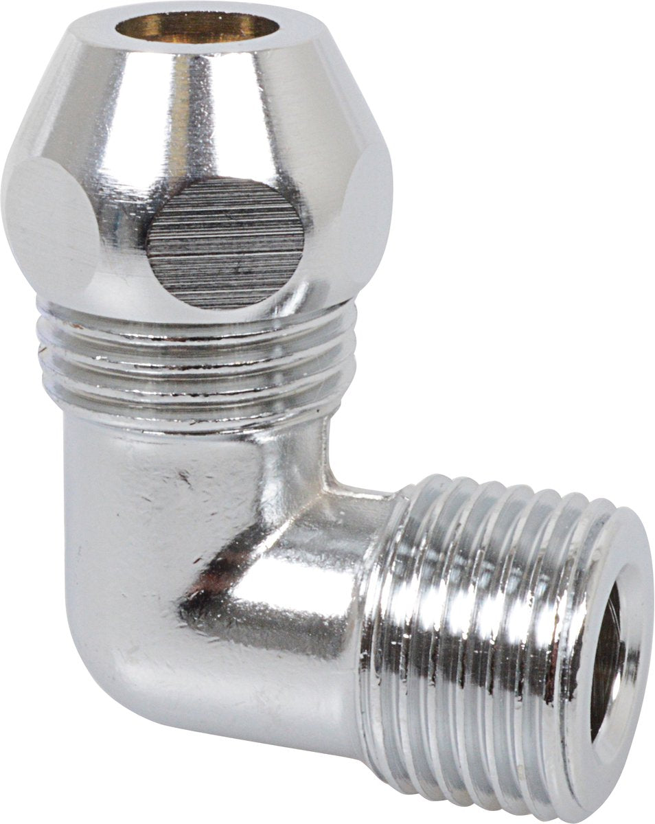 Kirchhoff ms raccord à compression-coude 90° - chrome - 1 2 mâle x 10 mmq