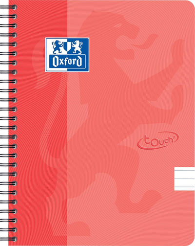 Oxford touch - carnet - a5 - ligné - 140 pages - 90g - couverture souple - orange