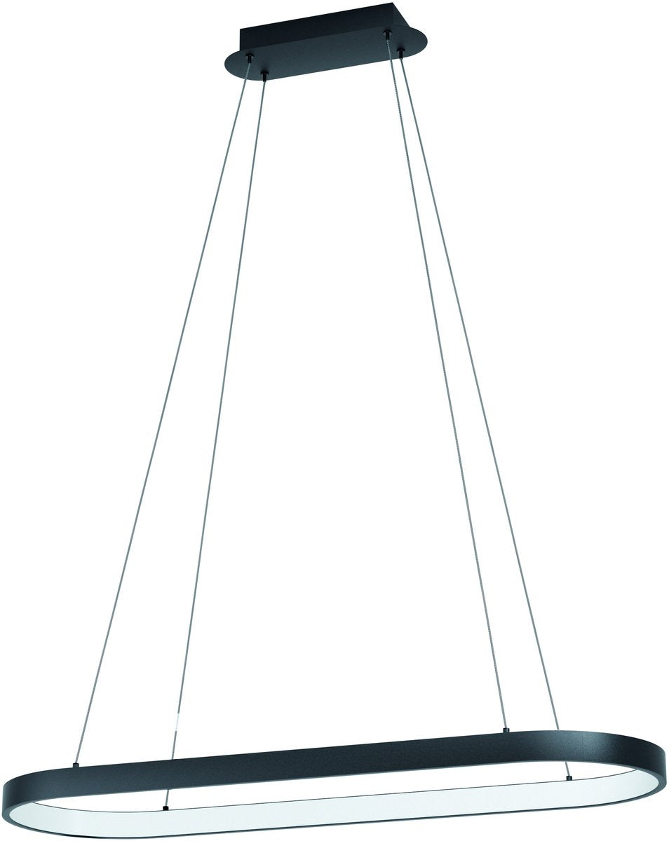 Lampe à suspension Eglo codriales / LED - ø 40,5 cm - noir