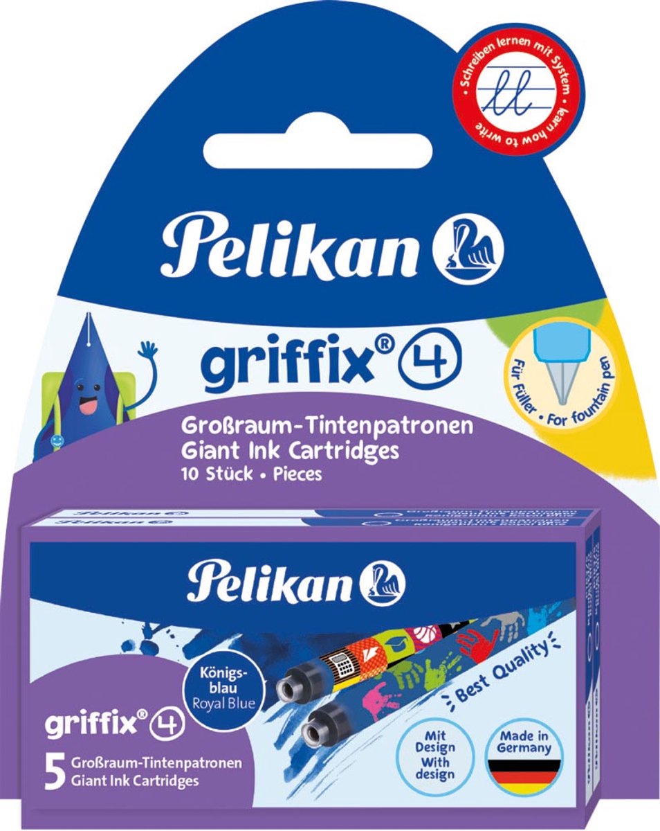 Pelikan - cartouche d'encre bleue griffix sur blister