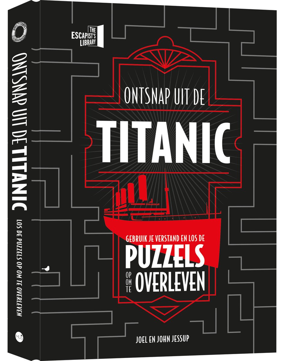 Editeur Kluitman Livre de puzzles L'Évasion du Titanic