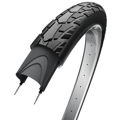 Edge pneu performance tour 28 x 1 1 2 40-635 - noir avec bande blanche