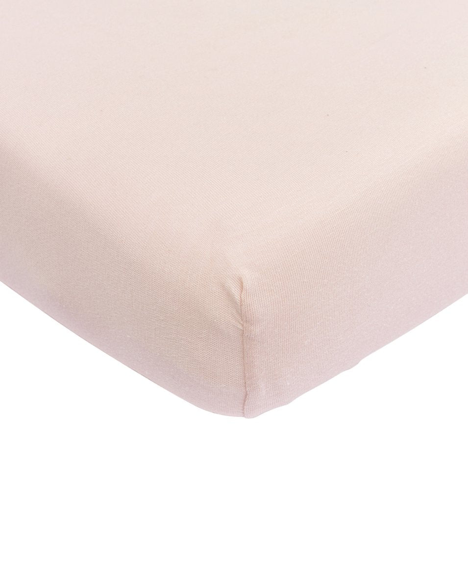 Meyco baby uni drap-housse berceau - rose tendre - 40x80 90cm