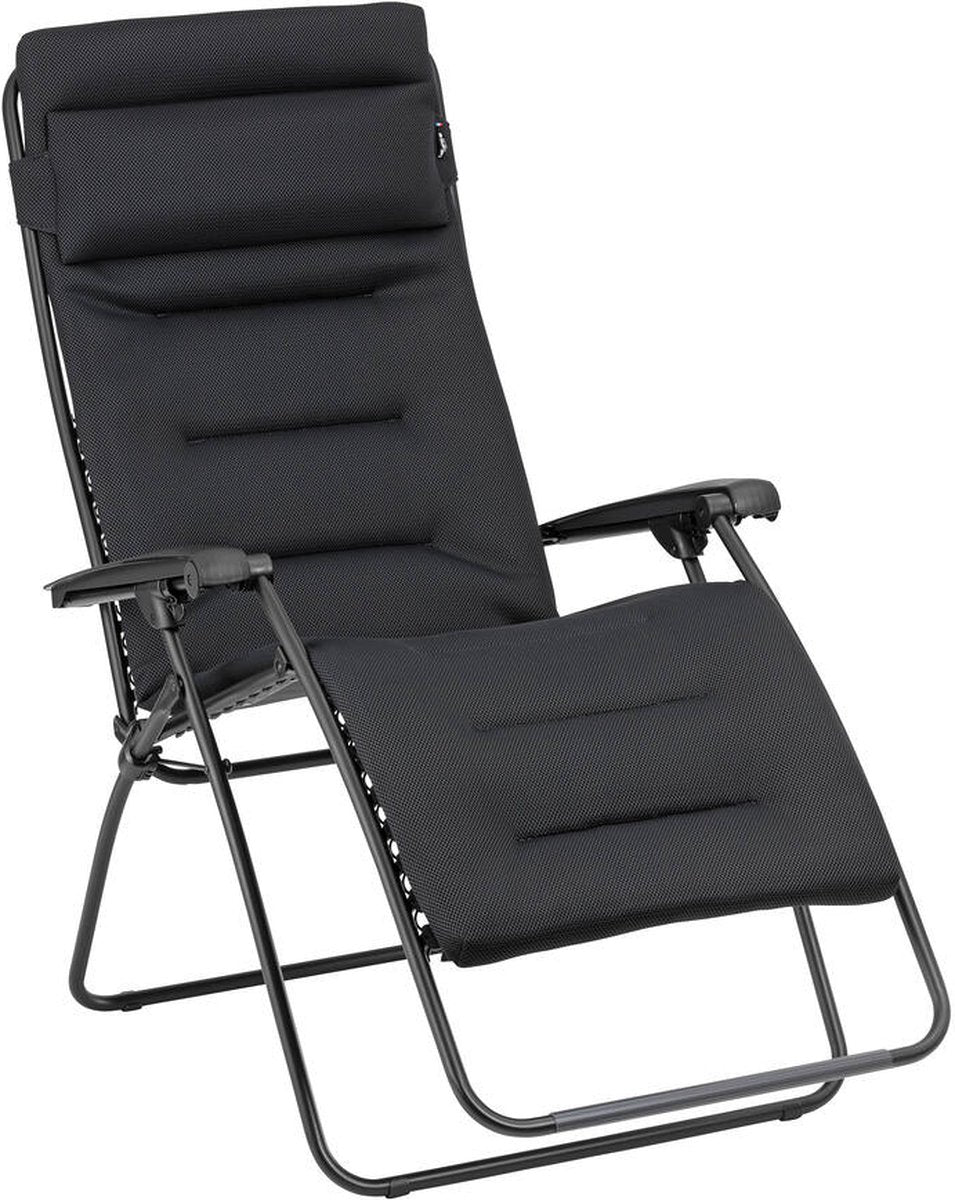 Lafuma RSX XL clip aircomfort - fauteuil de relaxation - réglable - pliable - apesanteur - acier