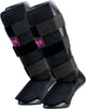 Protège-tibia Super Pro Combat Gear Savior noir rose moyen