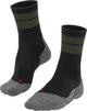 Falke tk stabilisant anti-ampoules laine épaisse matériau fonctionnel chaussettes de marche hommes noir - taille 46-48