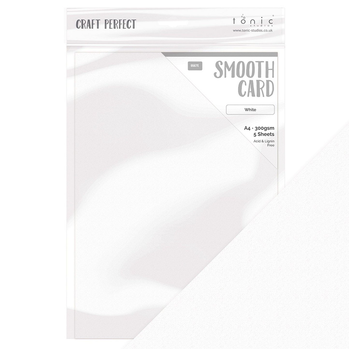 Craft perfect par Tonic Studios Craft Perfect • carte lisse a4 300g blanc 5pcs
