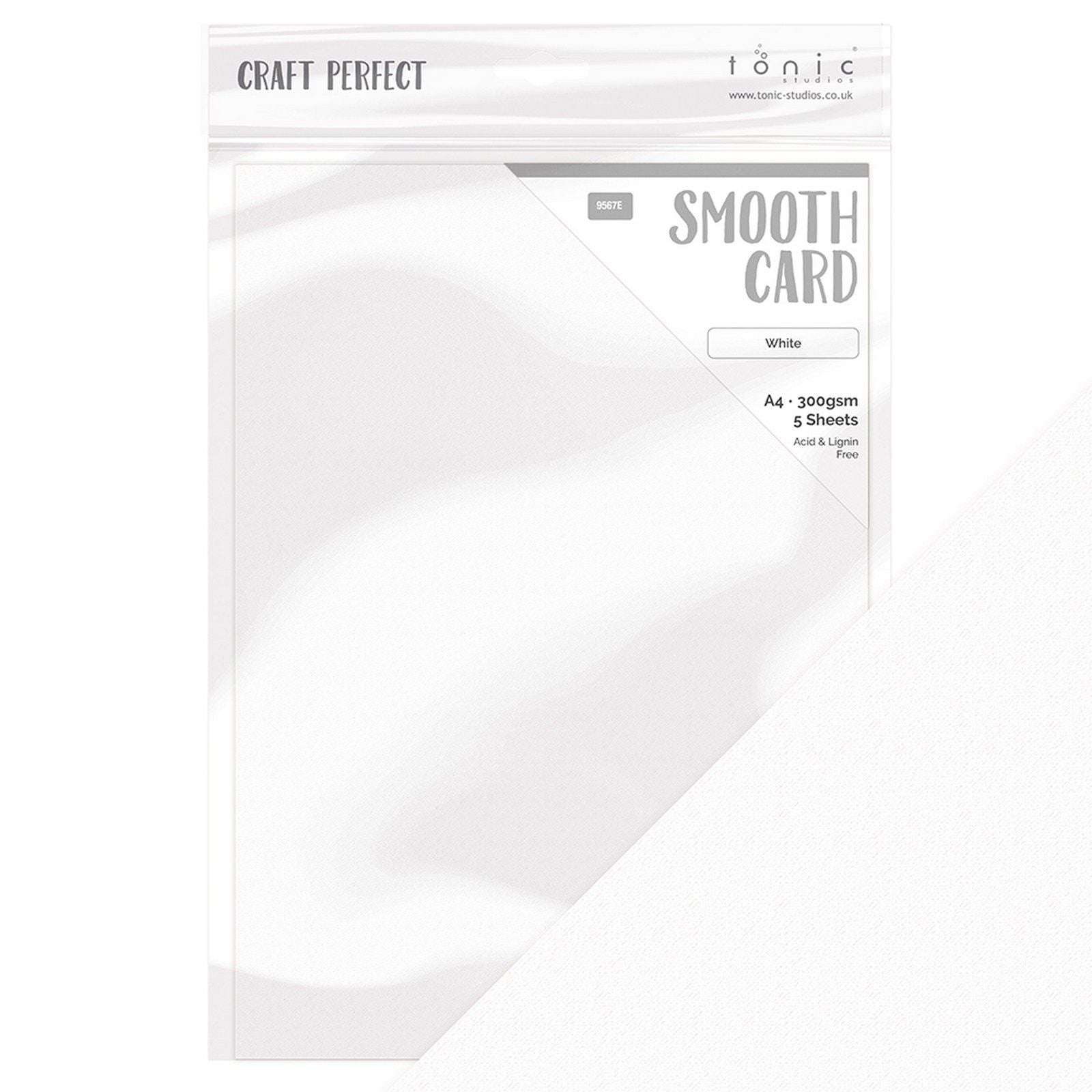 Craft perfect par Tonic Studios Craft Perfect • carte lisse a4 300g blanc 5pcs