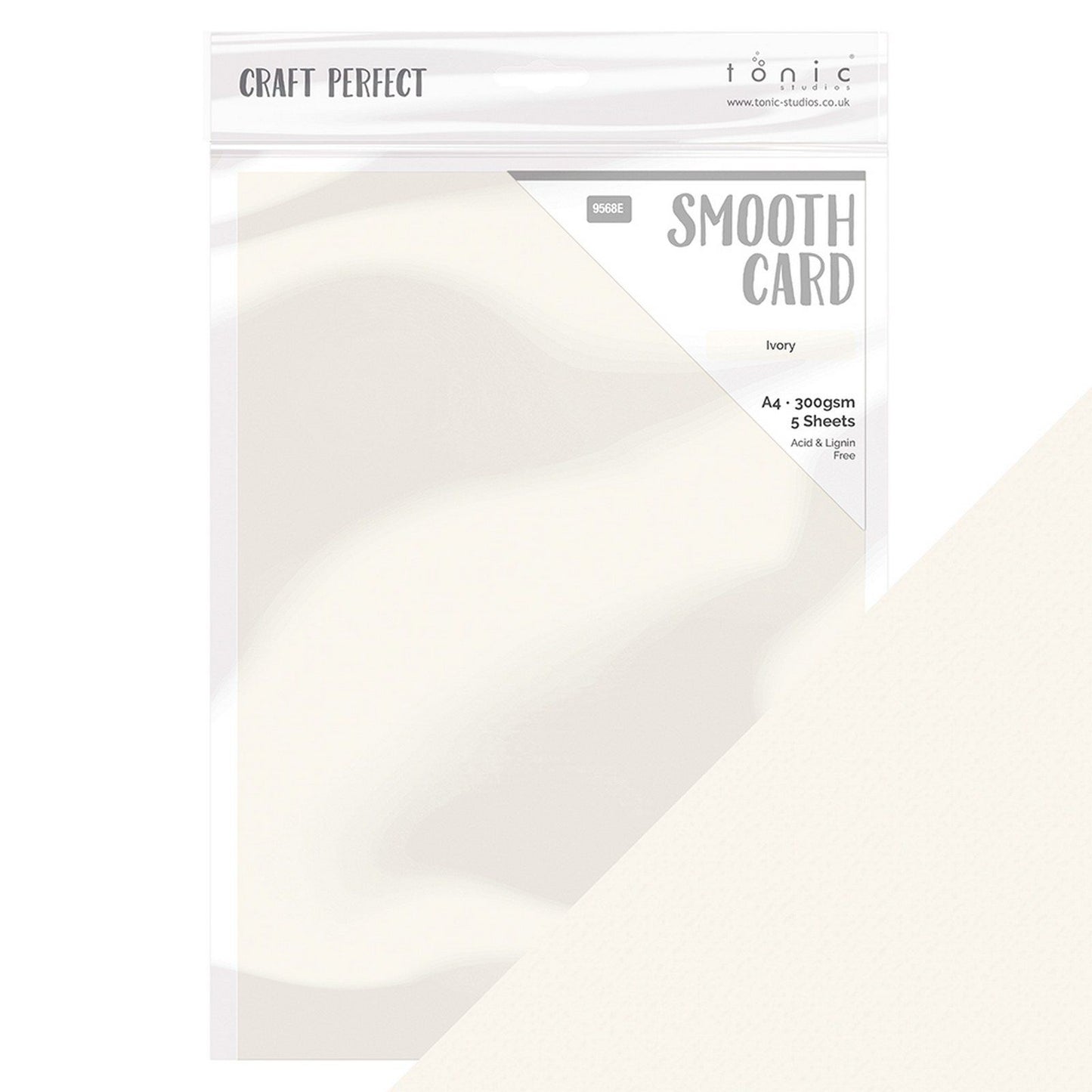 Craft perfect par Tonic Studios Craft Perfect • carte lisse a4 300g ivoire 5pcs