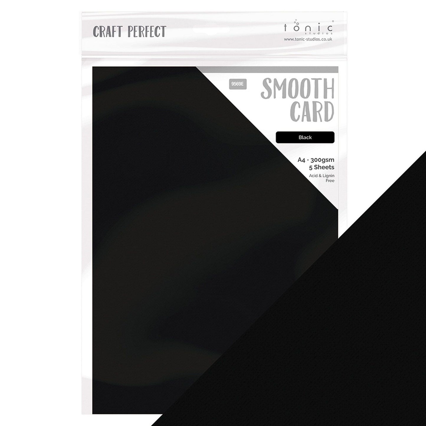 Craft perfect par Tonic Studios Craft Perfect • carte lisse a4 300g noir 5pcs