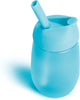 Gobelet en paille Munchkin - gobelet anti-fuite - nettoyage simple - facile à nettoyer - passe au lave-vaisselle - gobelet pour bébé et enfant - 296 ml - bleu