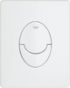 WC à panneau de commande Grohe skate air - vertical - double chasse - plastique - blanc alpin