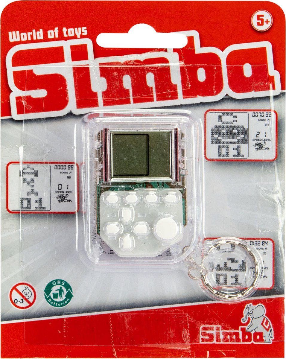 Simba - jeu de briques jeu LCD - jeu informatique - blocs à empiler - à partir de 5 ans.