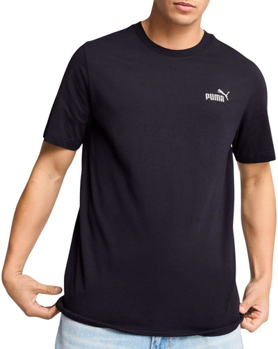 Puma ess petit non. T-shirt unisexe 1 logo tee - nouveau marine