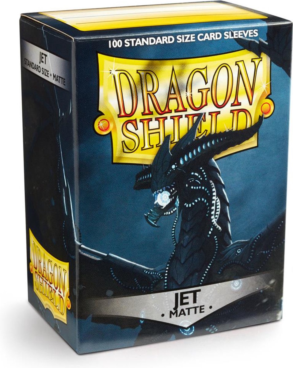 Dragon Shield Dragon Sleeves mat - 100 pièces - noir de jais
