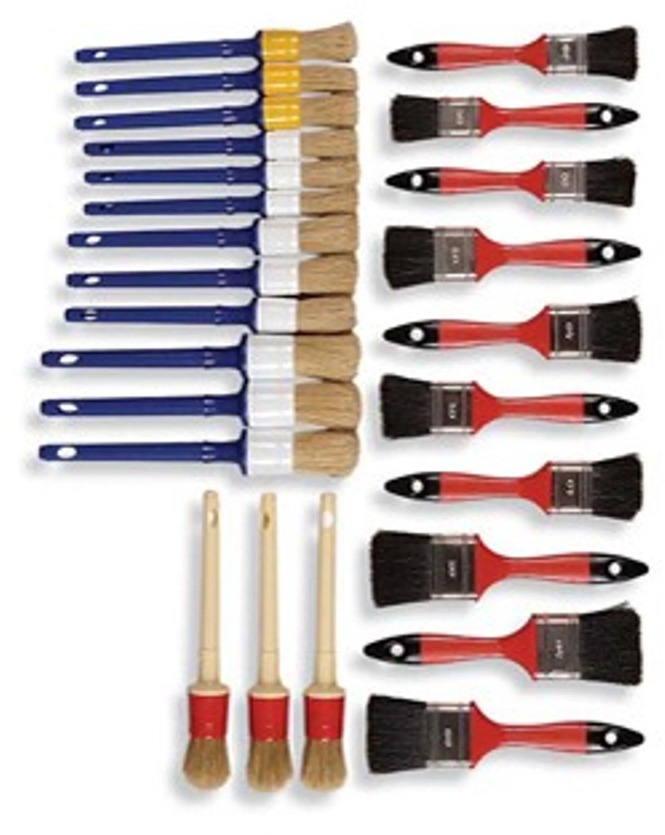 Set de pinceaux jetables Crop - 25 pièces