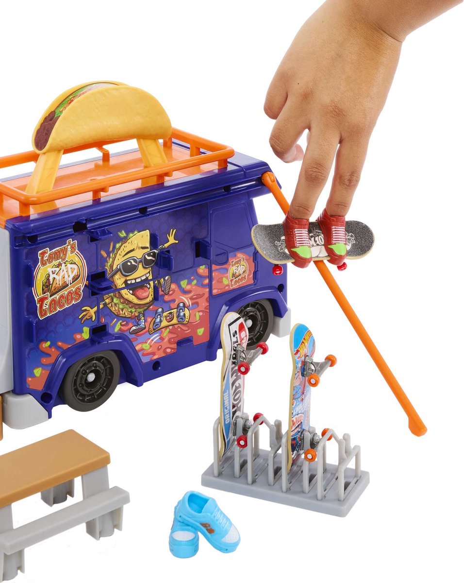 Camion taco skate Hot Wheels - véhicule jouet