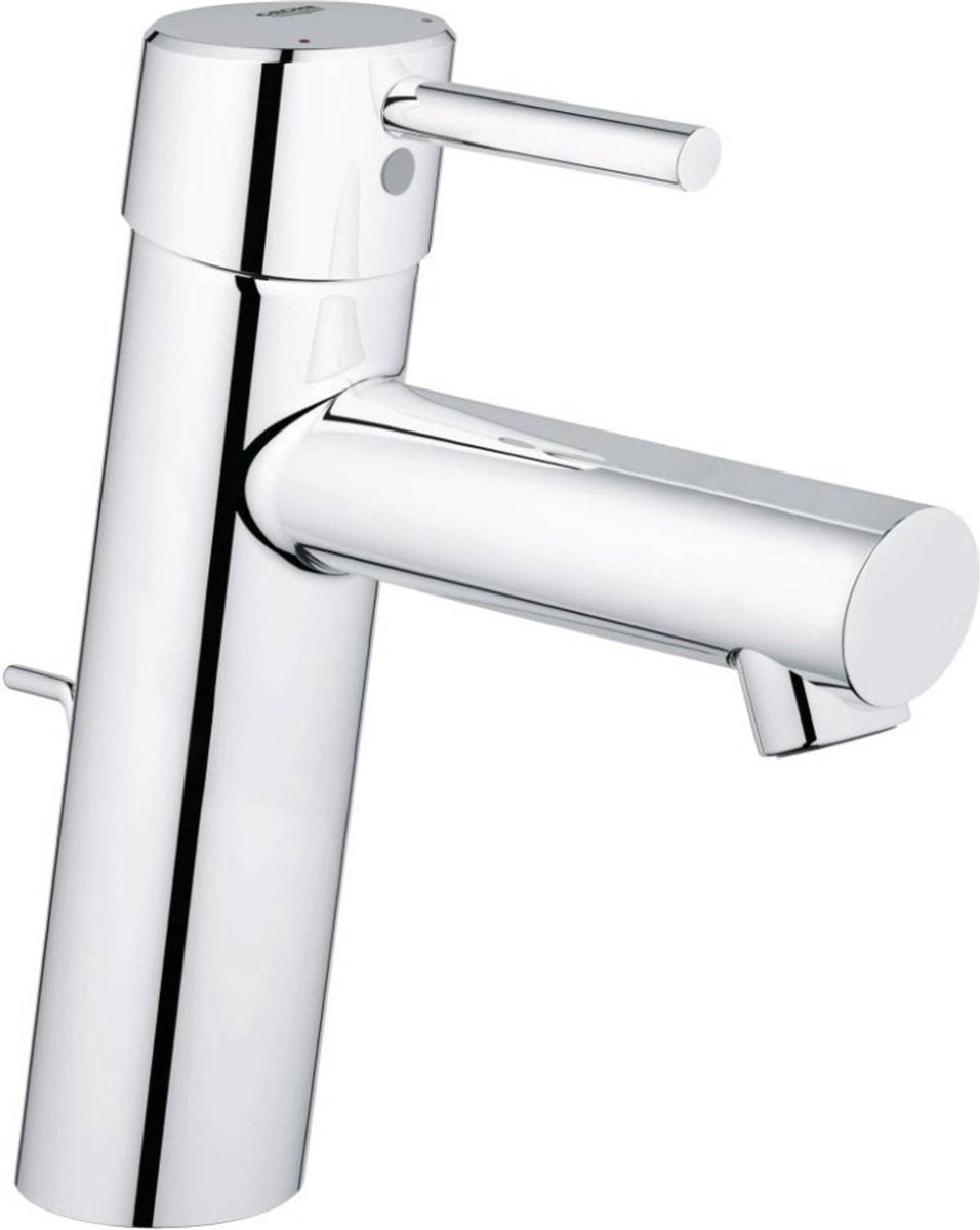 Robinet pour lavabo Grohe Concetto - bec moyen - chrome - économie d'eau
