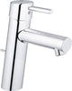 Robinet pour lavabo Grohe Concetto - bec moyen - chrome - économie d'eau