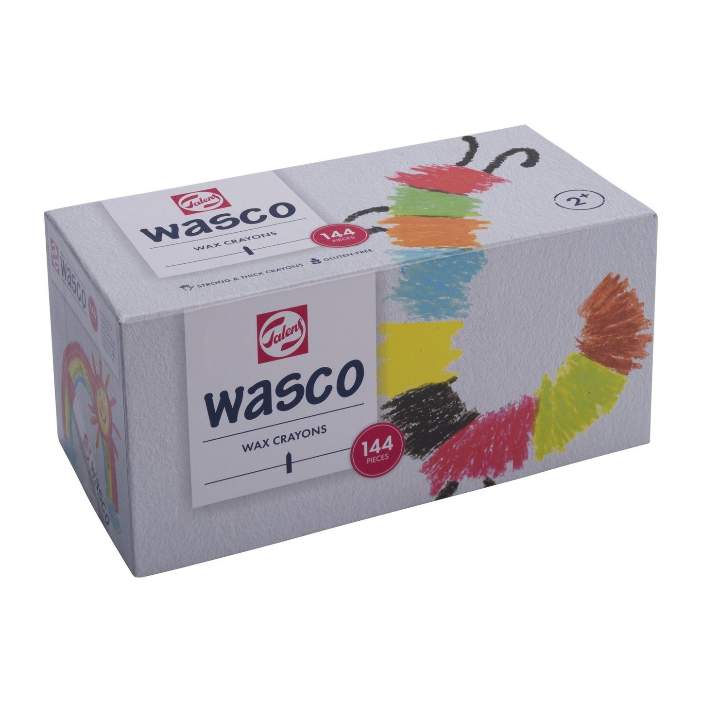 Talens • Crayons de cire Wasco en vrac, 144 pièces