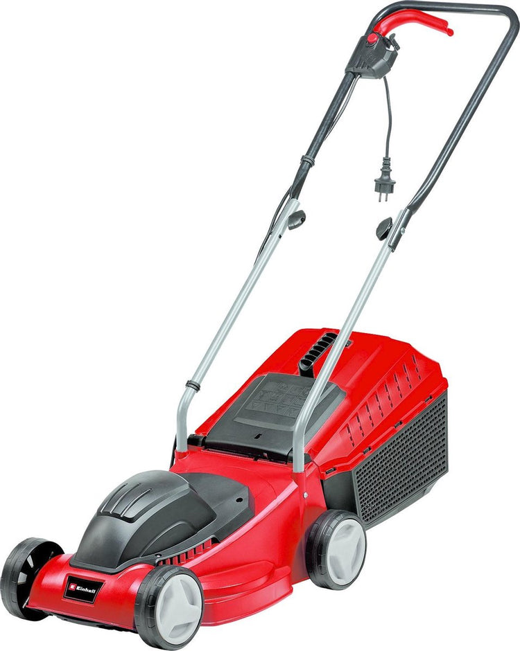 Tondeuse à gazon électrique Einhell GC-EM 1032 - 1000 W - largeur de coupe : 32 cm - bac de collecte 30 l - surface de pelouse recommandée : jusqu'à 300 m² - hauteur de coupe : 20-60 mm