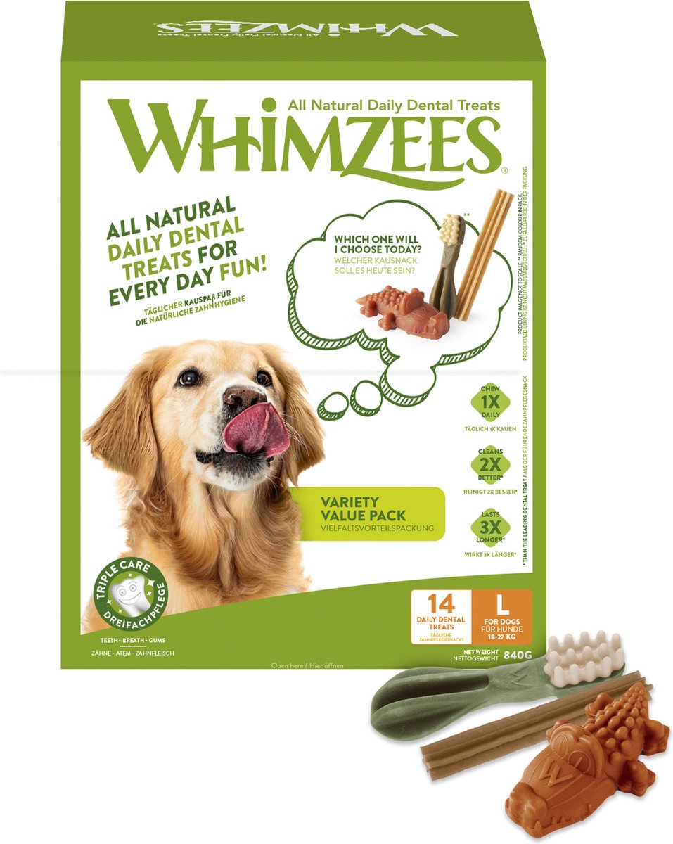 Boîte de variétés pour Whimzees