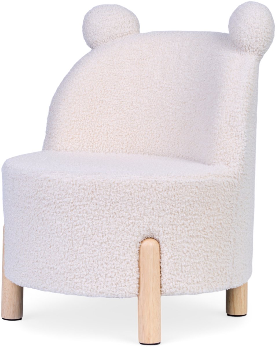 Childhome - chaise pour enfant - teddy - écru naturel - 45x45x56cm
