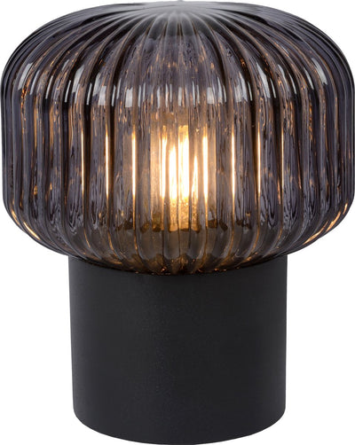 Lucide jany - lampe de table - ø 16 cm - 1xe14 - noir
