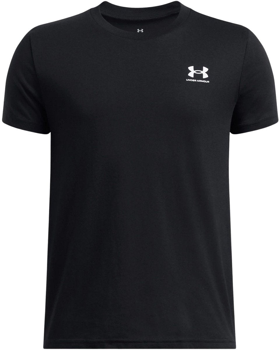 Chemise de sport unisexe Under Armour UA B Sportstyle LC SS - Noir - Blanc