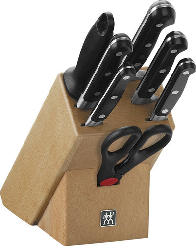 Bloc à couteaux professionnel Zwilling 8 pièces - hêtre