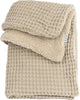 Couverture de berceau en peluche gaufrée Meyco - sable - 100x150cm - 2,0 tog