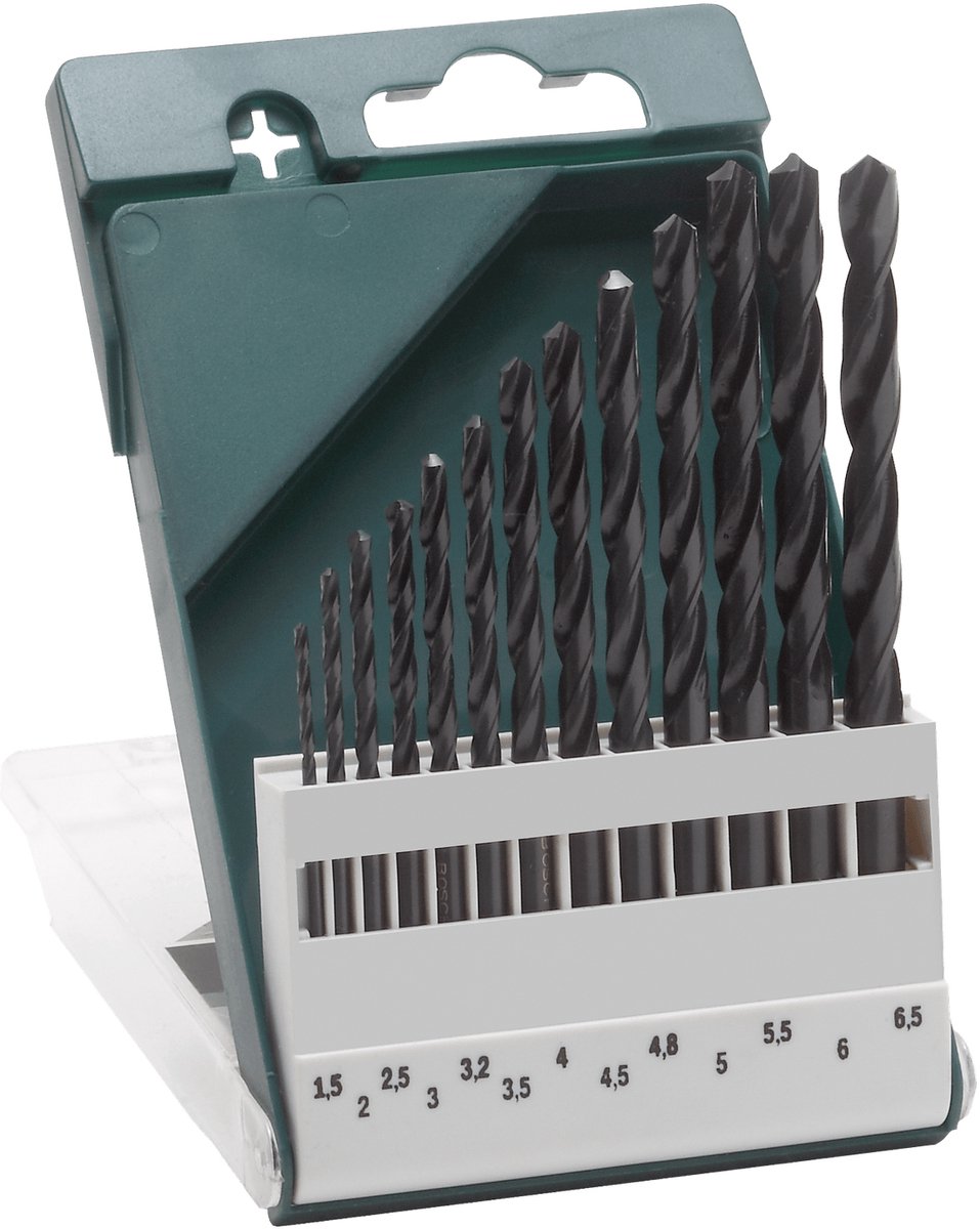 Bosch - Jeu de 13 forets à métaux HSS-R, DIN 338
