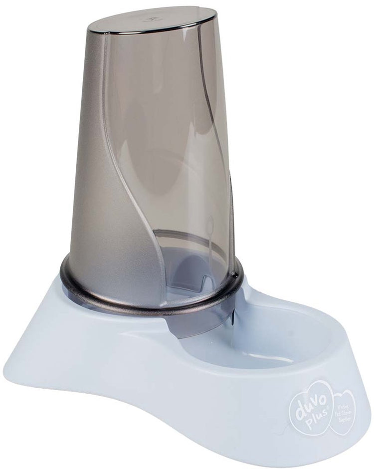 Duvo plus distributeur de nourriture et d'eau nuvola 2 1500ml-18x26x26cm azzurro