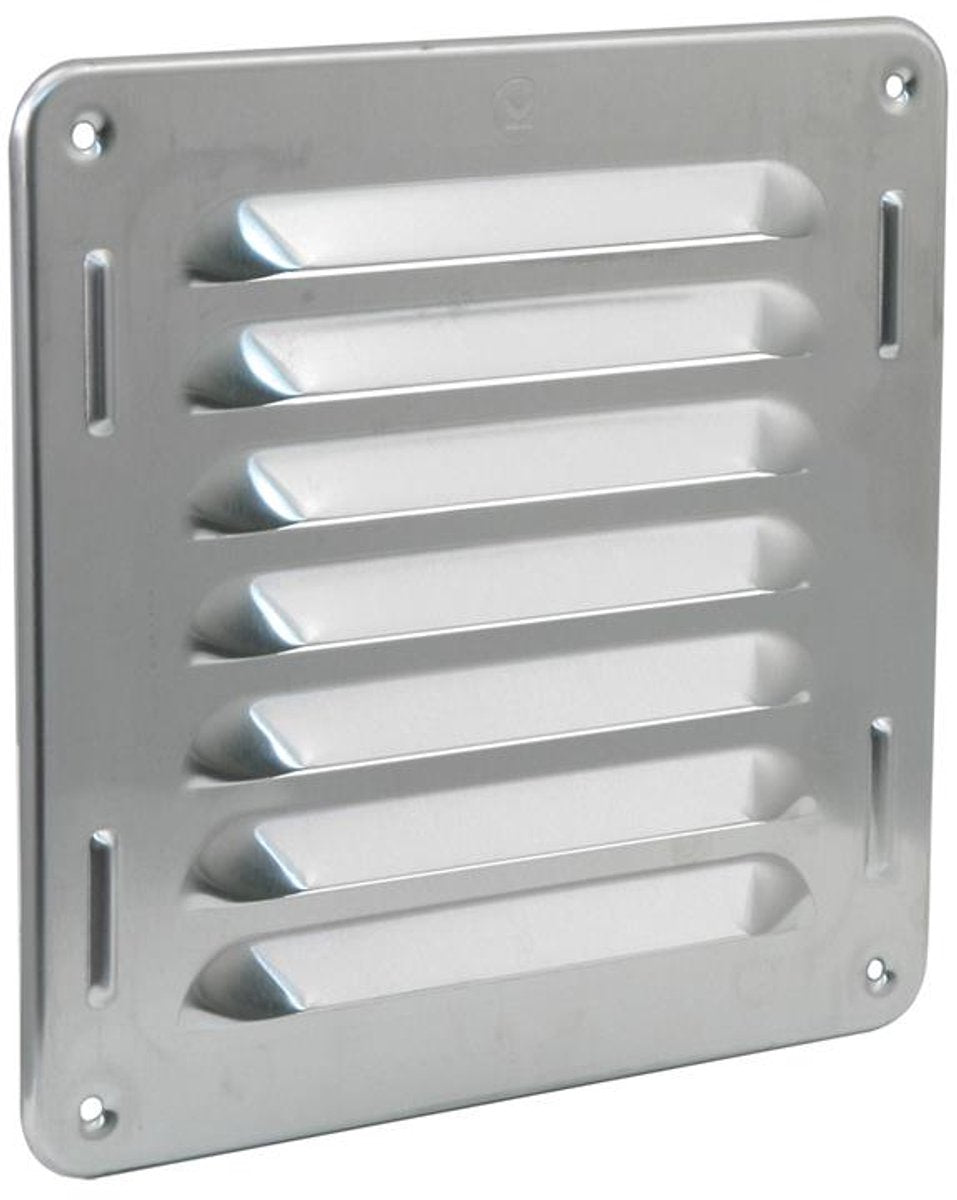 Grille à lamelles Star x starx acier inoxydable gris 9x13x1cm
