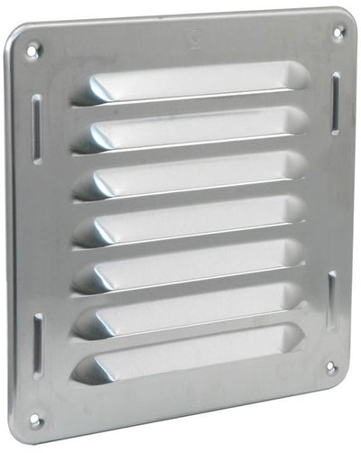 Grille à lamelles Star x starx acier inoxydable gris 9x13x1cm