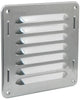 Grille à lamelles Star x starx acier inoxydable gris 9x13x1cm