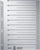 Leitz intercalaires 1652 carton A4 230gr gris